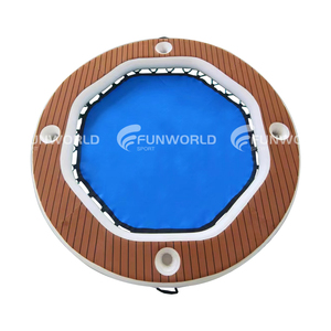 Personalizado inflable bronceado redondo piscina flotador isla plegada Hangout tomar el sol <span class=keywords><strong>hamaca</strong></span> <span class=keywords><strong>de</strong></span> <span class=keywords><strong>agua</strong></span> - Product Image 5