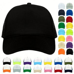 หมวกแก๊ปทรงสปอร์ตสตรีทแวร์ปักลายวิ่งแบบ snapback 6 แผง หลายสี ขายส่งจำนวนมาก แบบตาข่ายโฟม ไม่มีโลโก้ - Product Image 6