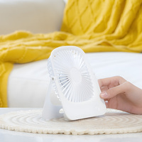 Mini ventilateur de table USB portable et pliable rechargeable pour bureau, idéal pour la Chine