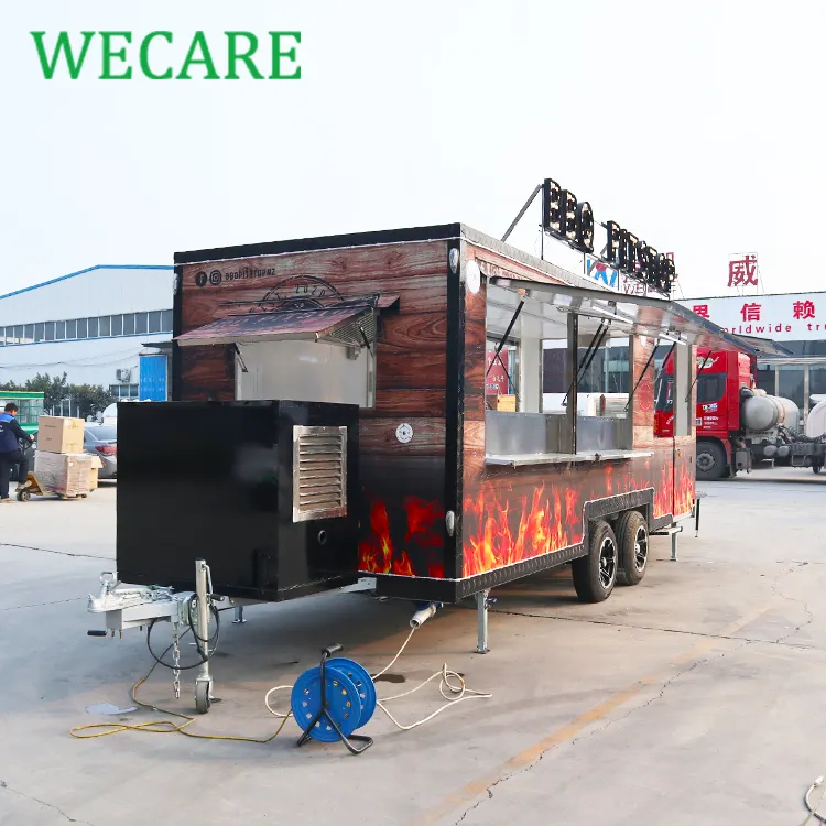 Wecare EEC תקף משאית מזון נייד מזון עגלת קרוואן מזון משאית ואן