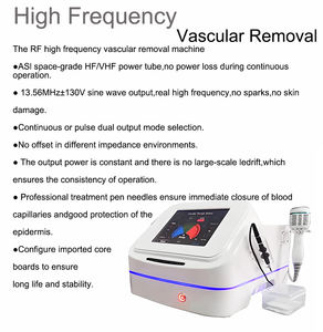 Dispositivo de eliminación de arañas vasculares, removedor de manchas de vasos sanguíneos rojos, removedor <span class=keywords><strong>vascular</strong></span> de alta frecuencia, equipo de belleza para venas con hilo Facial - Product Image 4