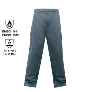 אש מכנסיים כיס עיצוב מכנסיים להבת מעכב workwear