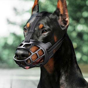Masque pour chien version améliorée, anti-morsure, anti-aboiement, réfléchissant, en TPE souple et épaissi, durable et lavable, pour grands chiens - Product Image 1