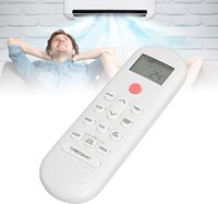 Reemplazo para 001040455D Mabe Control Remoto Universal Compatible con Aire Acondicionado V12843 HJ L8H 0010404555D V106