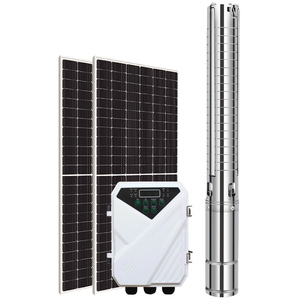 Système de pompe solaire 410 Watt, module PV mono, pompe solaire 2 kW pour usage domestique et jardin, système de pompe solaire 2 kW 410 Watt, panneau solaire - Product Image 2