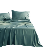 Ensemble de draps de lit en coton 100% personnalisable avec taies d'oreiller certifié OEKO-TEX 200TC perméable à l'air