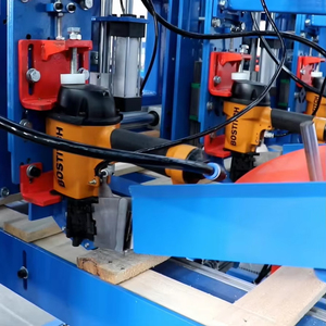Industrielle Professionelle Paletten-Bodenplattenheftmaschine / Deckplatten-Befestigungsmaschine für Holzpaletten - Product Image 4