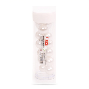 ILAN Abalorio Perle 12mm Bianche Per Creazione Gioielli 12Pz - Product Image 1