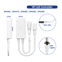 5-24V SP646E SP647E SP648E SP649E SP64AE Controlador de música inteligente LED Blue Tooth 1-5 canales Atenuador de señal SPI con control remoto RF 24G