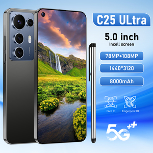 Mở khóa Dual <span class=keywords><strong>Sim</strong></span> siêu C25 siêu điện thoại thông minh 108mp máy ảnh Nhận dạng khuôn mặt 4K màn hình độ phân giải decacore CPU - Product Image 2