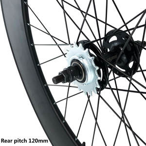 Set Roda Sepeda Aluminium Alloy 700c 70mm, Velg Sepeda Dead Flying Track, Sepeda <span class=keywords><strong>Fixie</strong></span>, Roda Depan Belakang, Wheelset Sepeda 1 Speed - Product Image 5