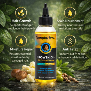 Aceite de Romero para el Crecimiento del Cabello Afro, Tratamiento para el Cuero Cabelludo, Hidratante, Reparador, Anti-Rotura, Marca Privada, Suministro al por Mayor - Product Image 5