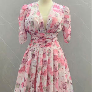 Vestido Maxi de Seda para Mujer, Elegante y Casual, Moda 2026, Precio Razonable, Chifón, Lavable, Personalizable - Product Image 3