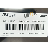 Prix de gros uniquement, MOQ 17 pièces, commande en gros, panneau de télévision 65 pouces, remplacement de télévision Samsung 65 pouces, écran pour LSC650FN05