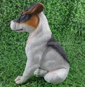 Artware nhựa thủ công động vật thủ công ngồi con chó tượng Nhà Máy Giá handmade vật nuôi điêu khắc trang trí nội thất món quà con chó bức tượng - Product Image 5