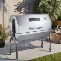 Barbecue à gaz moderne en acier inoxydable avec brûleurs infrarouges, grill portable pour cuisine extérieure - Prix direct usine, avantage de prix