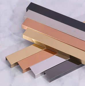 Profil décoratif de bande en forme de U en acier inoxydable de taille personnalisée - Product Image 5