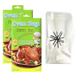 Bolsa de plástico resistente al calor para horno de pollo, forro de cocina lenta para asar y hervir mariscos y pavo