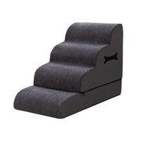 Luxuriöse Moderne Klassische Abgerundete Haustiertreppen Rutschfeste Stufen für Kleine Hunde Zugang zu Wohnzimmer Küche Sofa Bett Abnehmbar Waschbar Schwamm