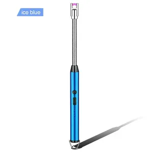 <span class=keywords><strong>USB</strong></span> điện có thể sạc lại dài nhà bếp nhẹ hơn cho bếp Windproof LED Plasma ARC Flameless nến bất thường BBQ Bật lửa ngoài trời - Product Image 4