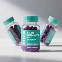 Bonbons gélifiés à la vitamine C et au fer de qualité supérieure, marque privée - Non destiné aux femmes enceintes, saveurs et formes personnalisables