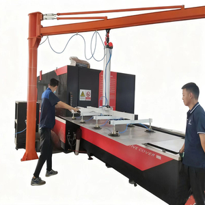 Nueva Máquina de Elevación Neumática al Vacío JS, Elevador de Vidrio y Placas de Acero Inoxidable, Capacidad de Carga de 100kg/300kg/500kg, 8 Ventosas - Product Image 2