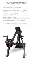 Machine à Rameur Incliné à Charge de Plaques pour Usage Commercial et Domestique, avec Support Poitrine Incliné, pour l'Entraînement de la Force du Dos
