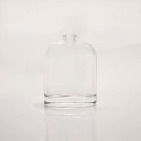 Flacon pulvérisateur de parfum en verre 50ml/100ml, personnalisable, finition bronzage givré, impression sérigraphique, emballage cosmétique haut de gamme