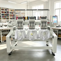 Machine à broder industrielle YS-1201CT à 2 têtes et 9/12/15 aiguilles pour le traitement des fils textiles