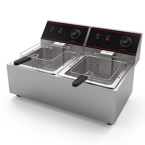 Friggitrice a Gas Commerciale con Timer, Controllo della Temperatura, Friggitrice a Pressione per Casa, Friggitrice Profonda per Piano Cottura a Induzione - Product Image 2