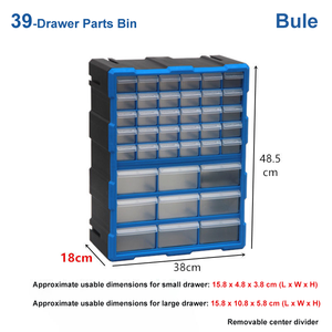 Công cụ trường hợp bộ phận lưu trữ tổ chức hộp nhựa thay thế Take-với các bộ phận công cụ ngăn kéo hộp chúng tôi nói chung công cụ hộp các bộ phận - Product Image 6