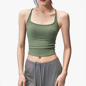 Camiseta Deportiva de Entrenamiento para Mujer, Talla Grande, de Secado Rápido, Antigolpes, con Soporte, para Pilates y Fitness - Product Image 5