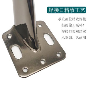 ขาเฟอร์นิเจอร์ทรงกรวยแบนหรูหราขนาด12-20ซม. ปืนสีทองรองรับขาสีดำ - Product Image 4
