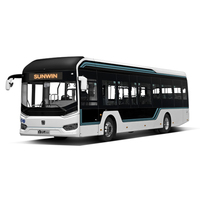 Minibus électrique Sunwin IEV7C 7m, 28 places, batterie CATL 231 kWh, autonomie 400 km, zéro émission, navette pour passagers