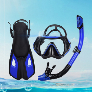 Ensemble de plongée portable en gros avec palmes, masque et tuba pour sports nautiques - Product Image 2
