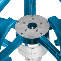 Éolienne lanterne Zixi JLS 500W Peak à 5 pales avec contrôleur intégré 12V 24V, diamètre du rotor 0,9m, vitesse du vent nominale 12m/s