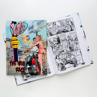 Libros de Historietas y Novelas Gráficas de Tapa Blanda Personalizados de Alta Calidad, Encuadernación Perfecta, Ecológicos, con Estampado en Caliente Plateado