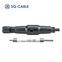 Connecteur de fusible solaire en cuivre nickelé 1500V 20A avec isolation PPO/PPE Fabricant