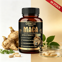 Capsules de Maca 8050mg Force Maximale OEM ODM Marque Privée Emballage Personnalisé Vente en Gros pour Soutien de la Vitalité Masculine 60 Comprimés