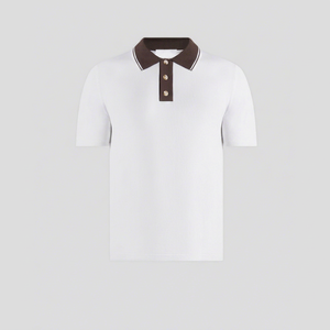 เสื้อโปโลผู้ชาย แขนสั้น น้ำหนักเบา สวมใส่สบาย เหมาะสำหรับฤดูร้อน กิจกรรมกลางแจ้ง ใส่ได้ทุกวัน สีน้ำเงิน ลำลอง มีสไตล์ - Product Image 1