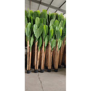 I1203 Promotion Plante Artificielle Décorative pour Extérieur, Vitrine <span class=keywords><strong>de</strong></span> Centre Commercial, <span class=keywords><strong>Bananier</strong></span> avec Franges - Product Image 2