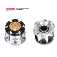 Cubo de Bloqueo Libre 4WD KING STEEL OEM 43530-60042 para TOYOTA Landcruiser Hilux 1976 HZJ75 80 FZJ70 75 89 98 Nuevo de Aleación de Zinc y Acero