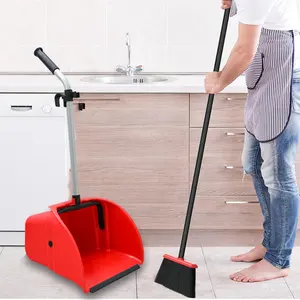 Jobsite Jumbo Dustpan With Ergonomic Reinforced Steel Handle Collects Dirt Dust Debris Clean Office Home Kitchen Lobby Floor