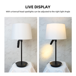 Thiết kế mới Đèn sân khấu + Đèn bàn tối giản nghiên cứu phòng ngủ cạnh giường ngủ Đèn bàn sáng tạo tối giản phòng ngủ cạnh giường ngủ Đèn tường - Product Image 3
