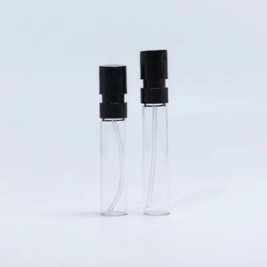 Eco-friendly Recyclable Custom Empty Round clear <b>Perfume</b> Sample Bottle 1.5ml 2ml 3ml 5ml <b>Mini</b> <b>Perfume</b> Bottle With Spray Cap - Product Image 4