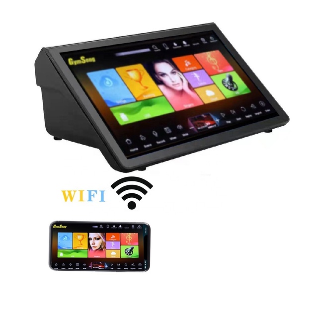 Android Karaoke Machine with 2TB 3TB 4TB 6TB 8TB Hard Drive Wallmount On-Demand Touchscreen Box Singing & Music Player Function