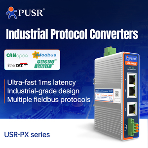 PUSR Protocol Adapter Modbus RTU/<span class=keywords><strong>TCP</strong></span> naar EtherCAT/Profinet/CANopen Gateway <span class=keywords><strong>Converter</strong></span> 1ms Latency Gegevenscommunicatie USR-PX - Product Image 3