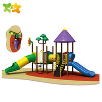 Enfants aire de jeux maisons maternelle équipement de jeu en plastique aire de jeux toboggan