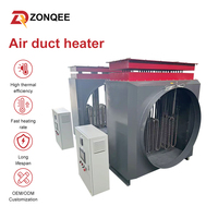 Chauffe-air électrique de type conduit 415V pour séchage d'air, chauffage à température constante, et air frais