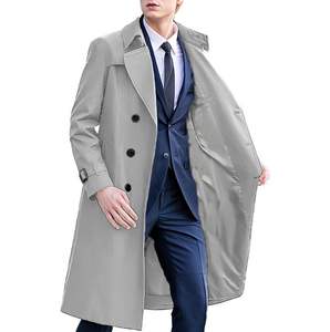 Abrigos Largos para <span class=keywords><strong>Hombre</strong></span>, Primavera-Otoño 2026, Estilo Europeo y Americano Único, Multicolor y Multitalla - Product Image 6